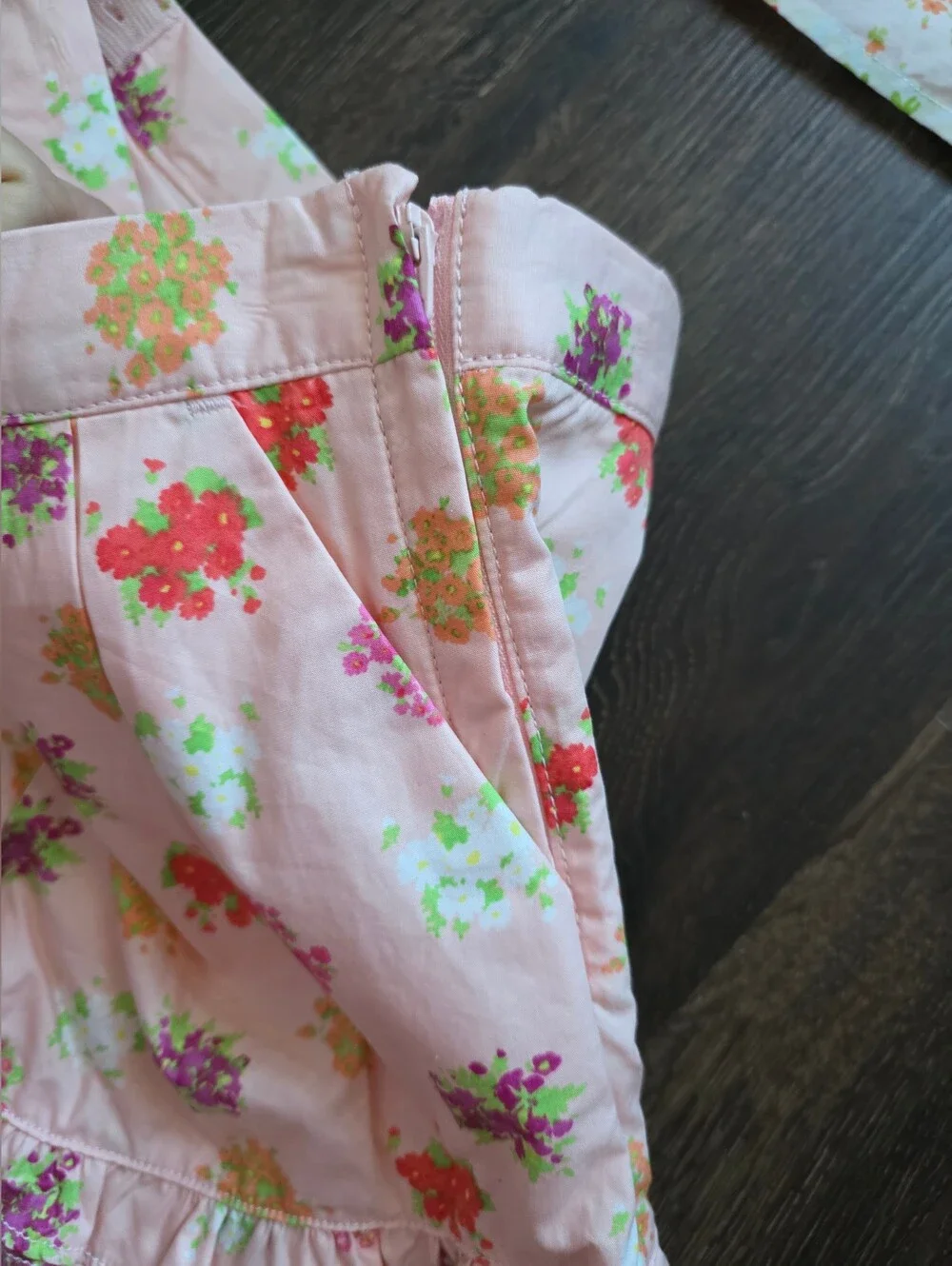 Janie & Jack floral ruffle shorts outfit